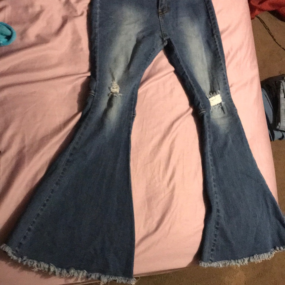Bell bottoms jeans